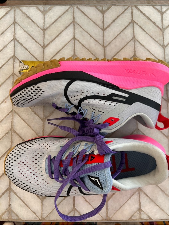 Nike Shoes - Nike Women’s React Pegasus Running Shoes - White with Pink Accents size 5.5